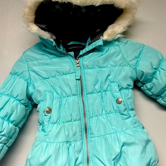 Girls Puffer Coat size 4 - Picture 1 of 4